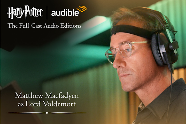 A photo of Matthew Macfadyen performing the role of Lord Voldemort
