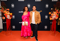 Karen Appathurai-Wiggins, Head of Regional Content for Audible, APAC, and Marc Fennell, award-winning creator, at the anniversary celebration.