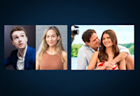 Photos of Sean Masters, Brooke Bloomingdale, Phillipa Soo, and Steven Pasquale.