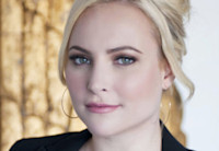 A close up view of Meghan McCain looking directly to the camera.
