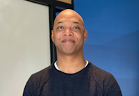 a person smiling for the camera