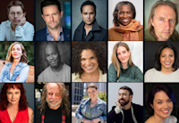 Headshots of the 15 narrators being inducted into Audible's Narrator Hall of Fame in 2026.