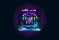 The cover art for "Third Eye" on a black background. The cover features a purple and blue orb surrounded by mist. 