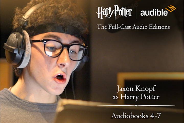 A photo of Jaxon Knopf performing the role of Harry Potter (Books 4-7).