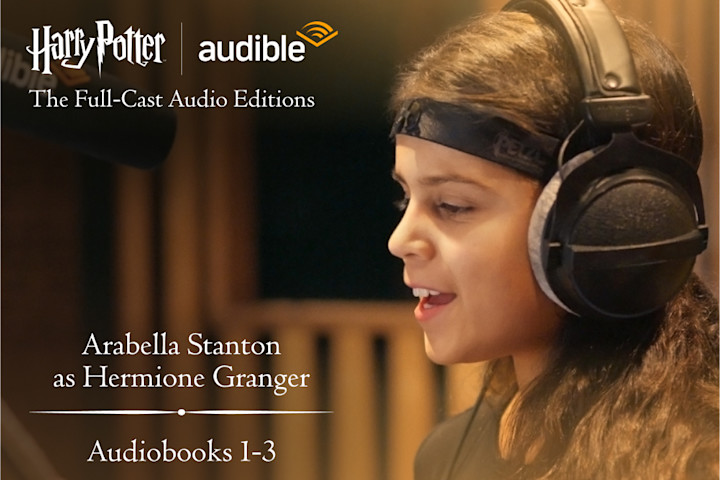 Arabella Stanton performing the role of Hermione Granger (Books 1-3).