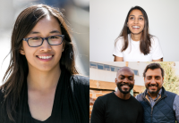  A collage of headshots of the start-up founders.