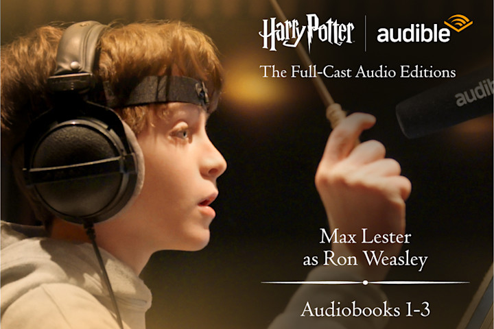 A photo of Max Lester performing the role of Ron Weasley (Books 1-3).