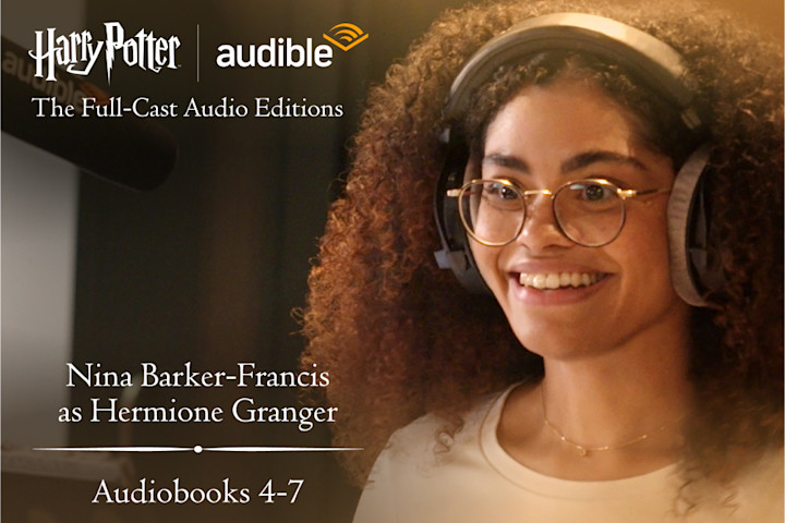 A photo of Nina Barker-Francis performing the role of Hermione Granger (Books 4-7).