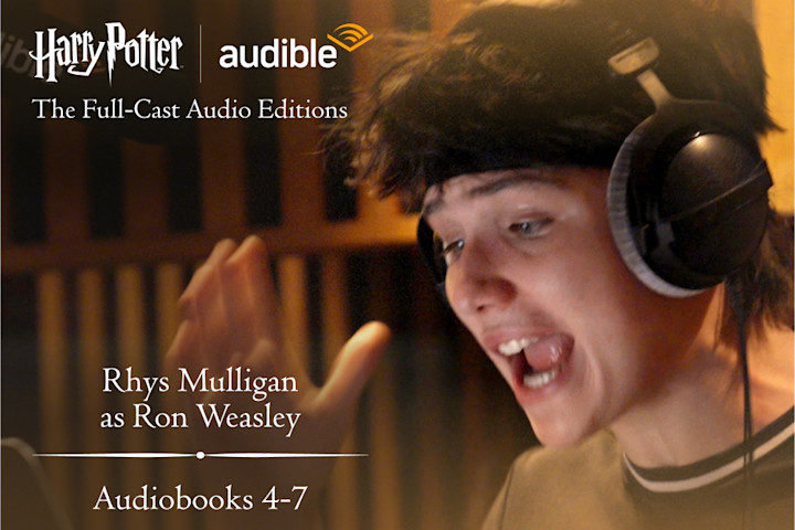 A photo of Rhys Mulligan performing the role of Ron Weasley (Books 4-7).