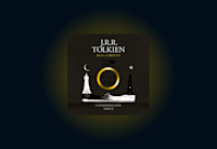 a black book cover with a gold circle and a picture of a tower