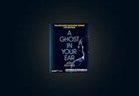 The show artwork for “A Ghost in Your Ear” on a dark background.
