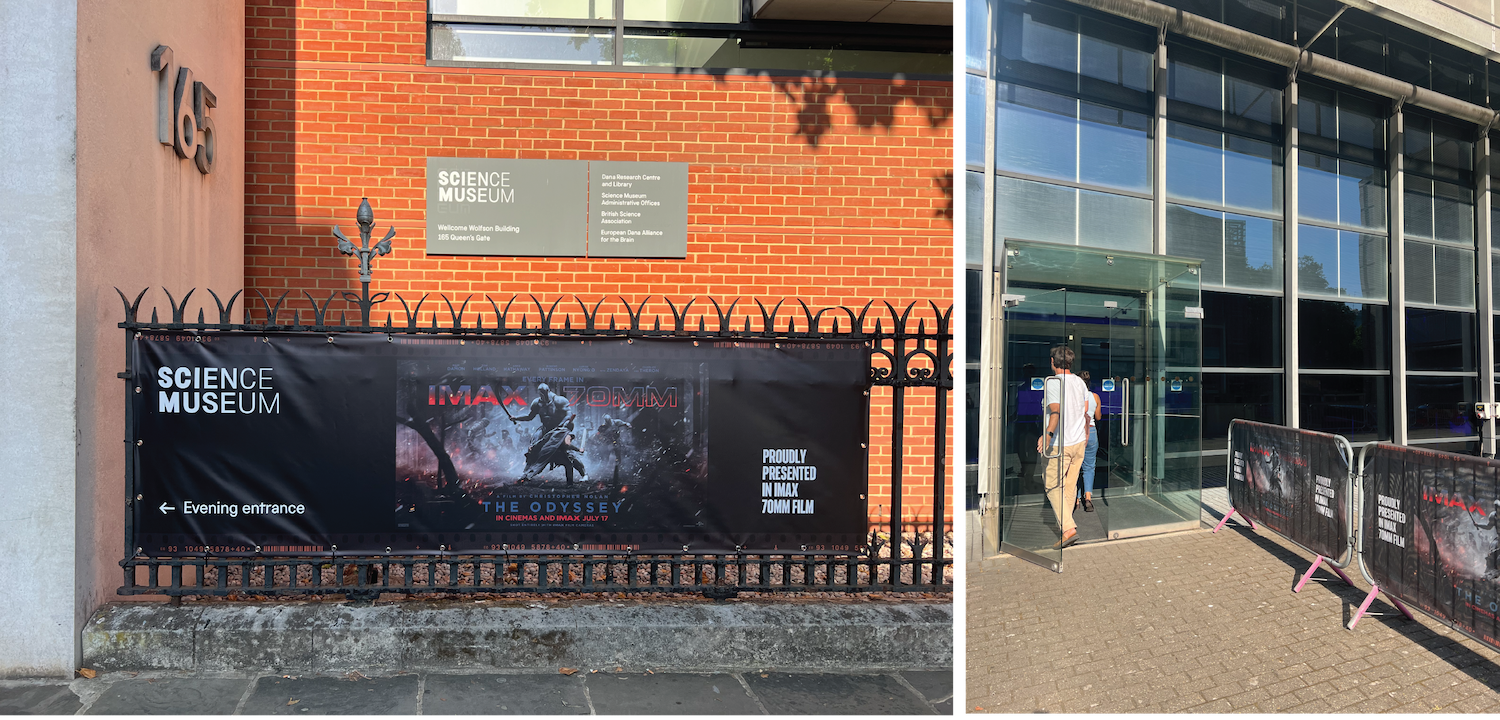 odyssey lon screenings - outside