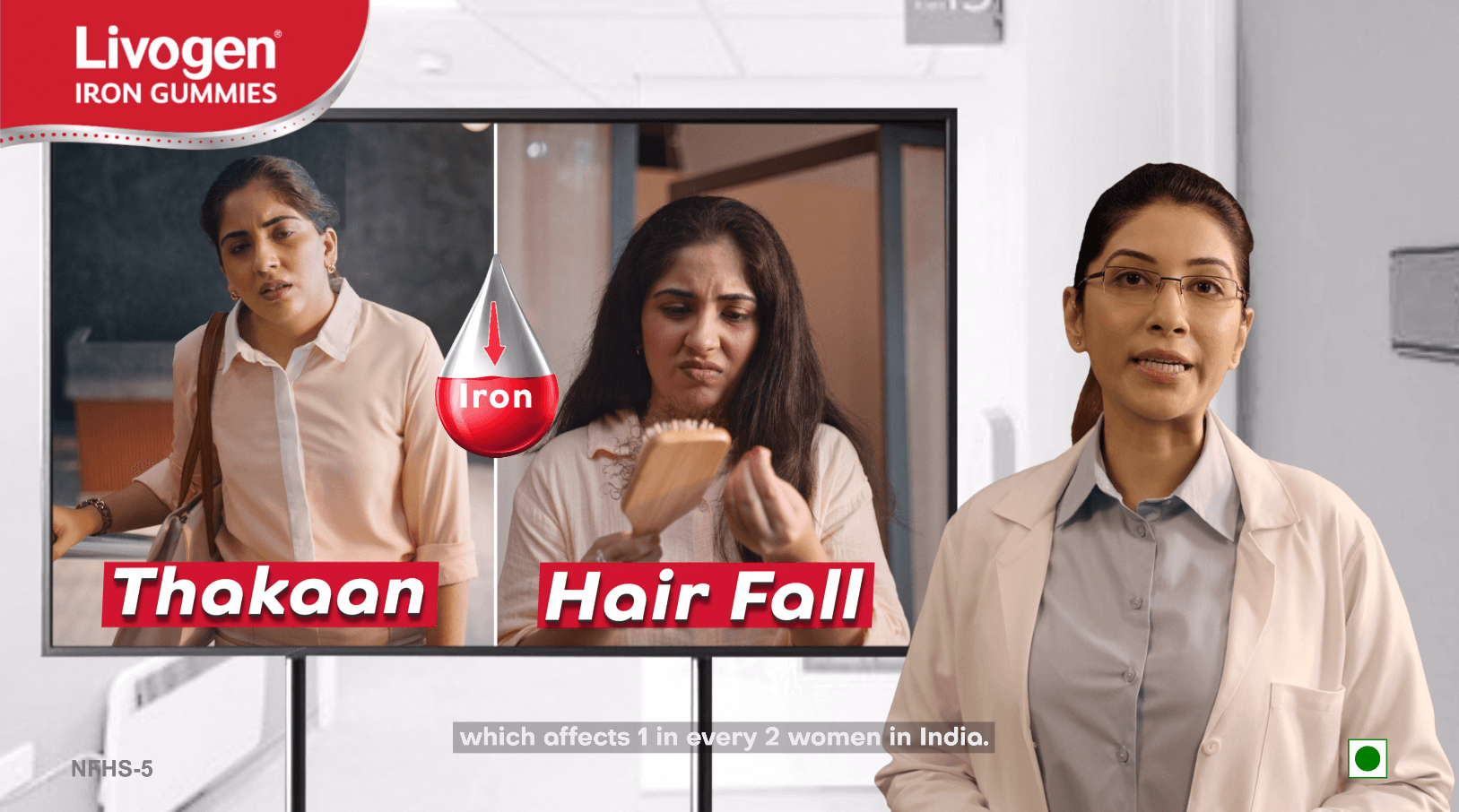 Livogen Iron Gummies product video campaign