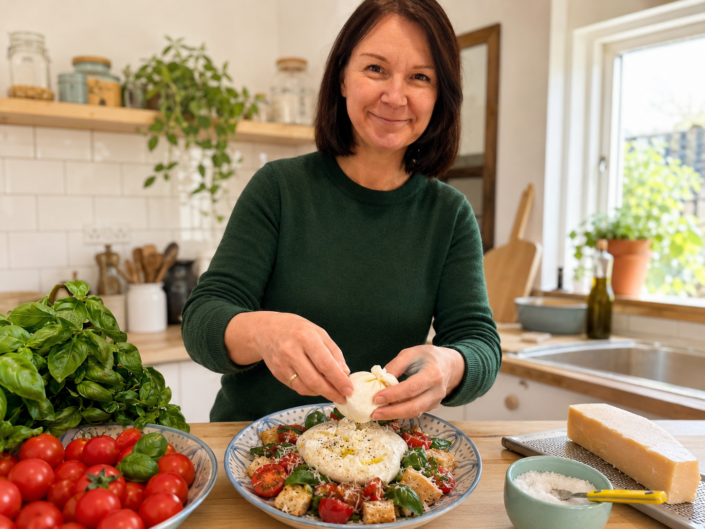 Liina Karron ja burratasalat