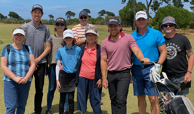 NEXTGEN team including Chelsea Cummins, John Walters, Gavin Lawless and professional Ben Wharton.