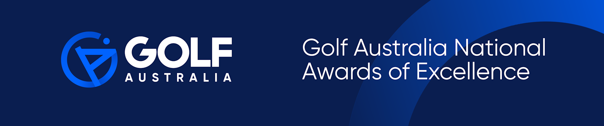 Golf Australia National Awards Banner