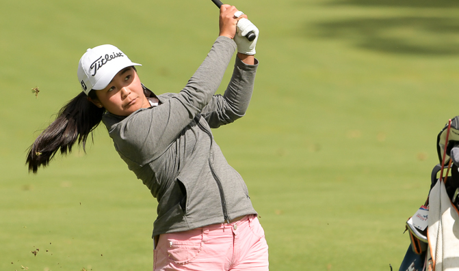 Momoka Kobori in action.