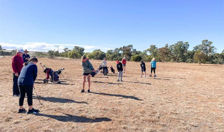 Crystal Brook's juniors are loving their golf.
