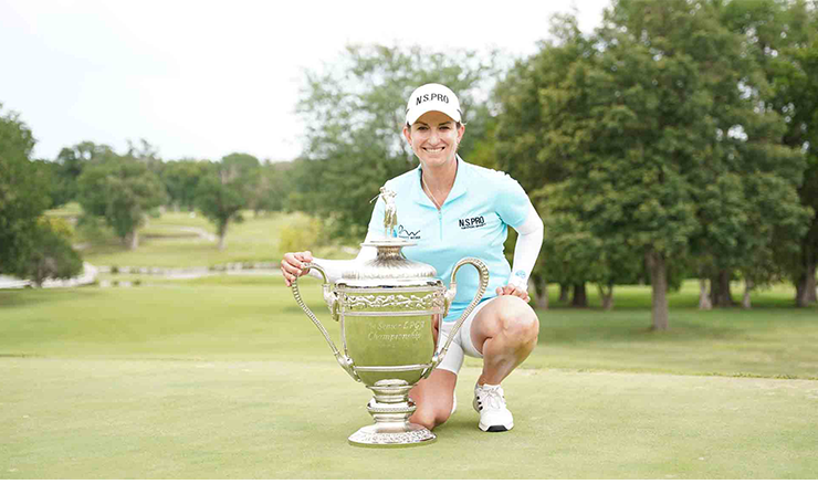 Karrie Webb LPGA Seniors trophy image