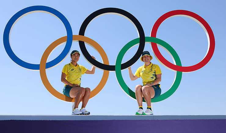 Hannah Green, Minjee Lee Olympics image