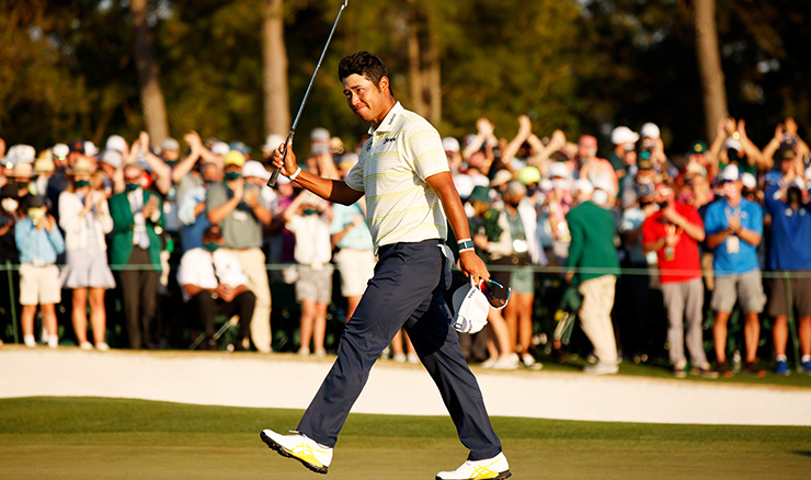 Hideki Matsuyama Masters winner image