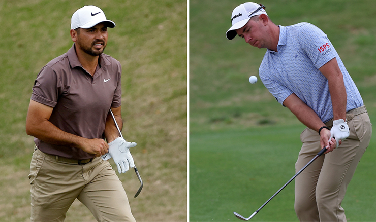 Jason Day and Lucas Herbert.