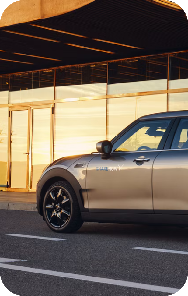 ShareNow electric car.