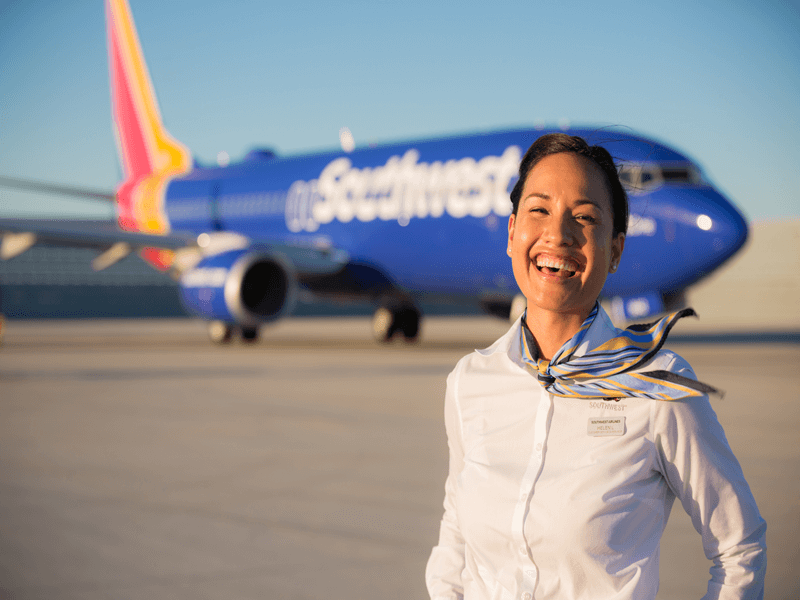 Customer service in the airline industry.