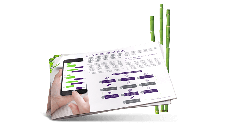 Preview of conversational bots brochure