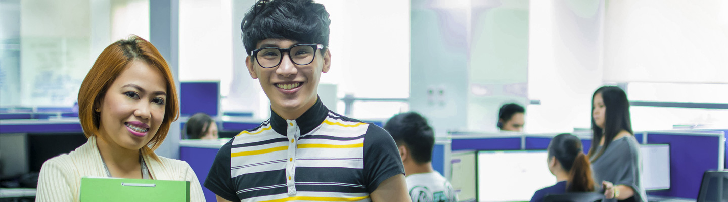 Two TELUS International employees