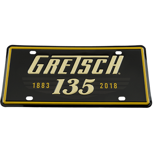 GRETSCH 135TH ANNIVERSARY LICENSE PLATE