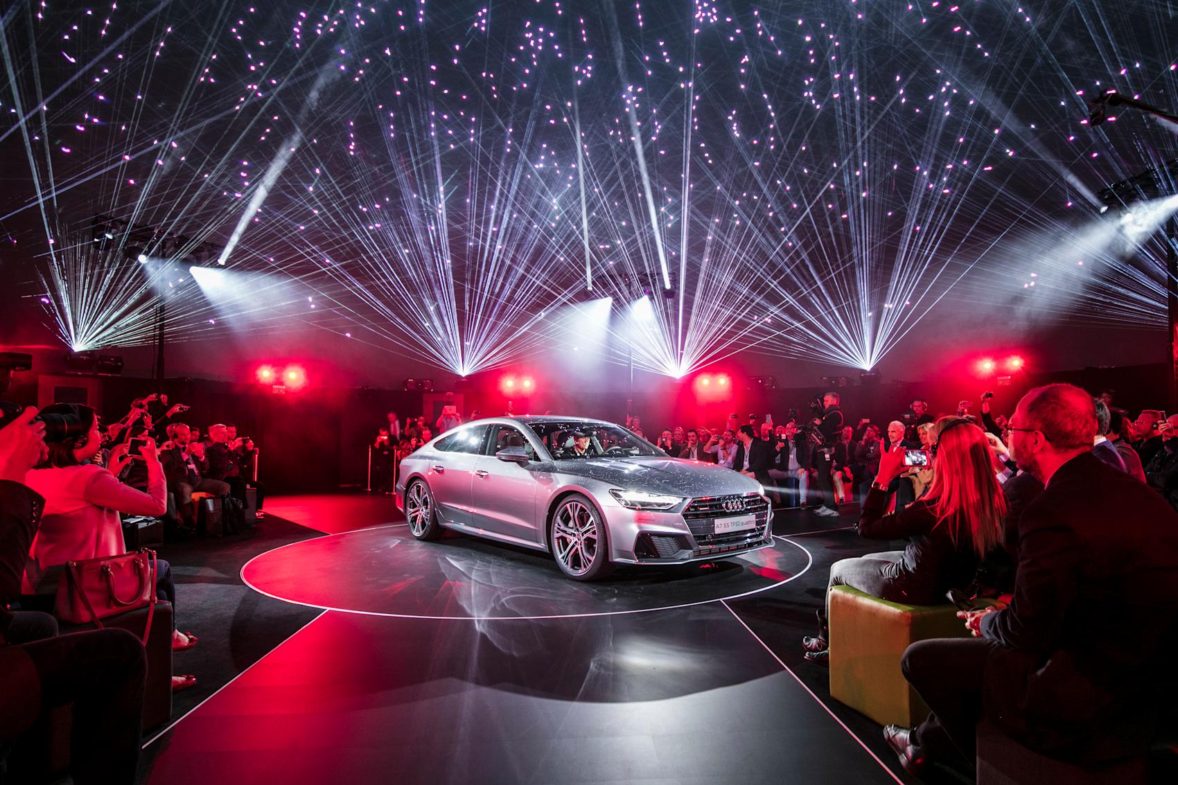 Audi A7 Sportback under lansering i 2017 - Foto: Audi