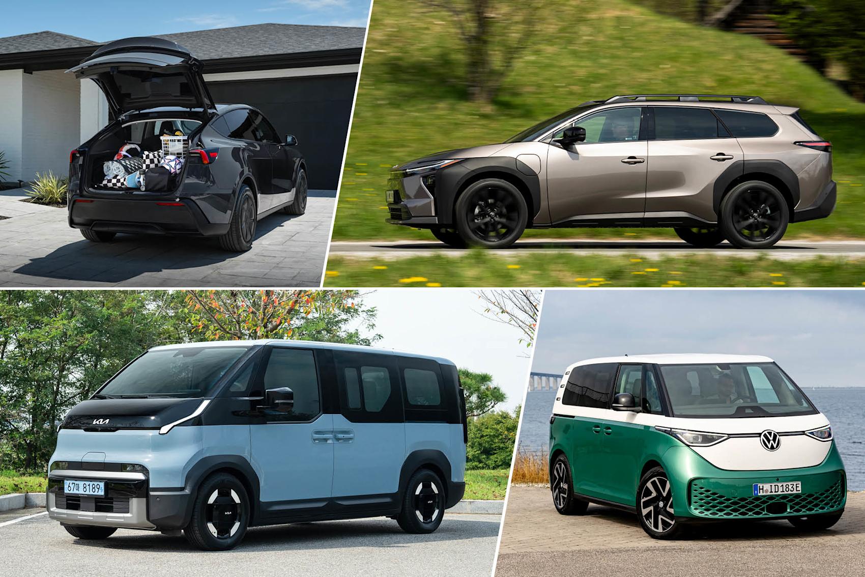 Foto: Tesla/Toyota/Kia/VW