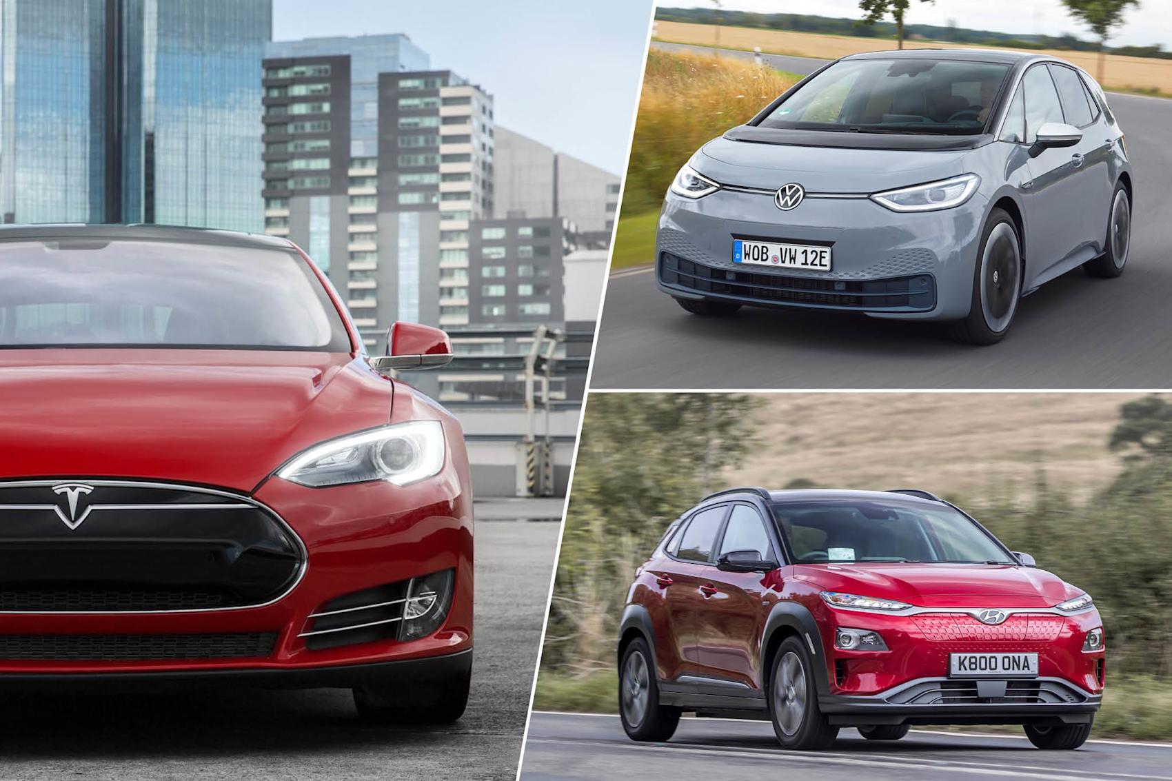 Foto: Tesla/Volkswagen/Hyundai (Kollage)