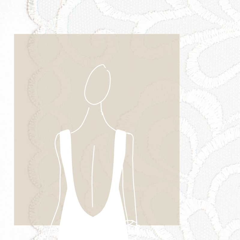 Retail - bridal - low back