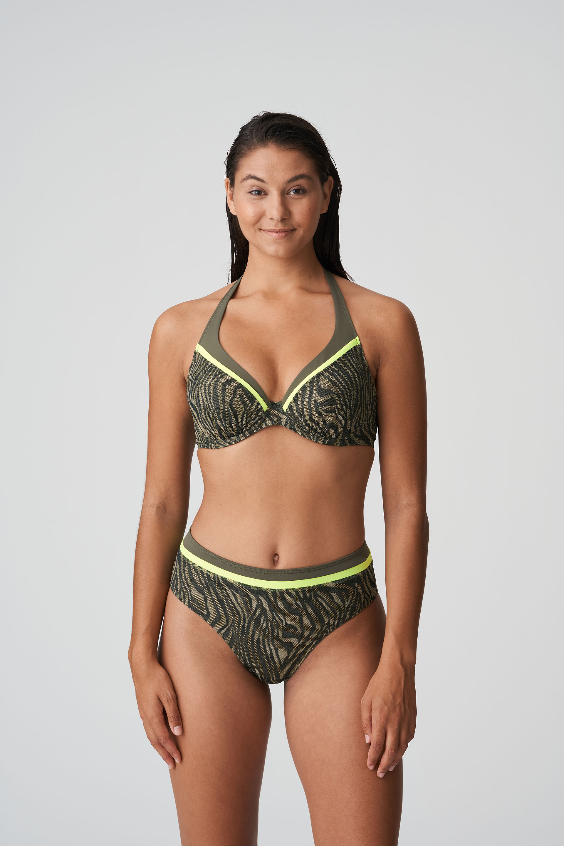 PrimaDonna Swim ATUONA Fluo Jungle Bikini Top Triangle Padded Rigby