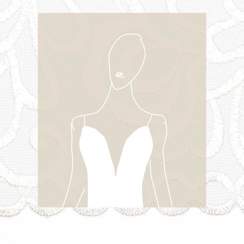 Retail - bridal - plunging