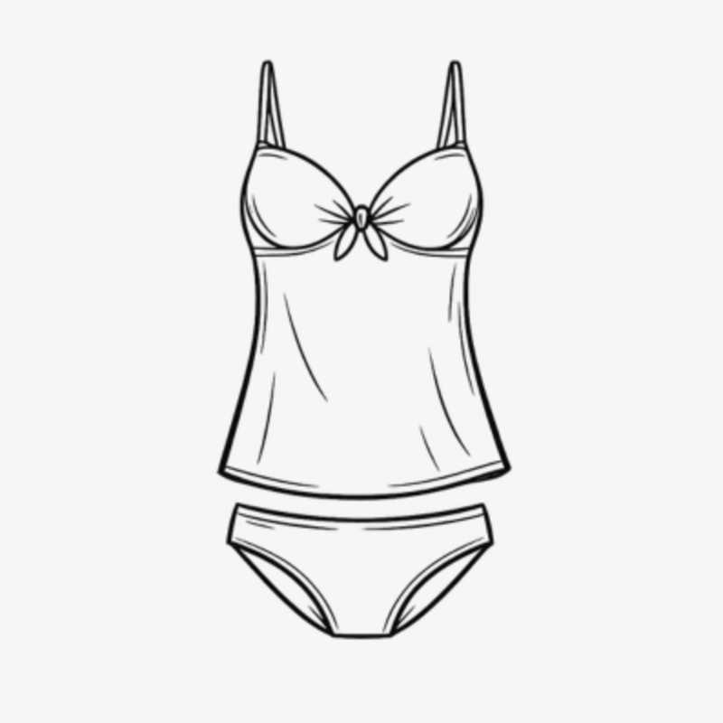MJ - Tankini outline | Marie Jo