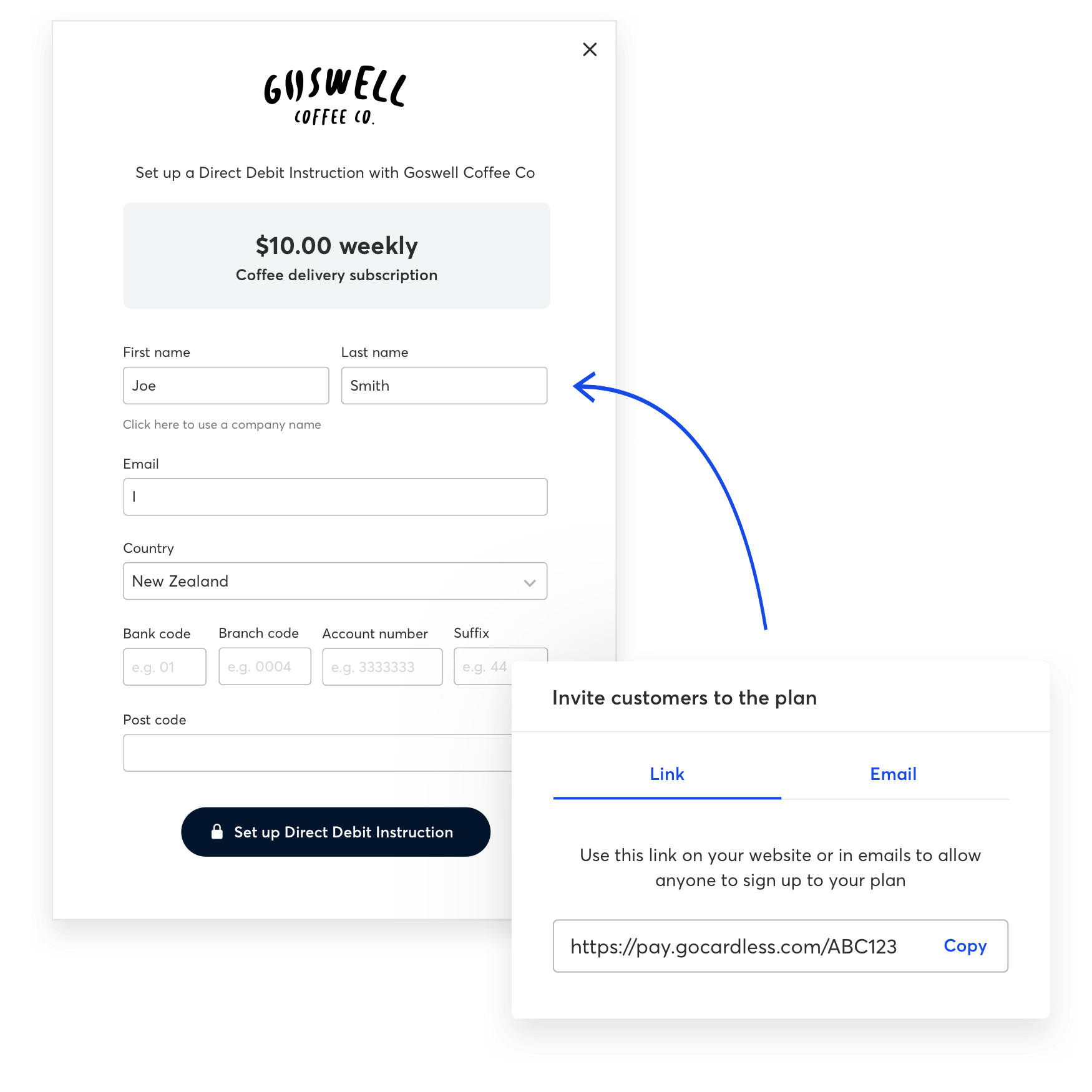 Out-of-the-box payment page
