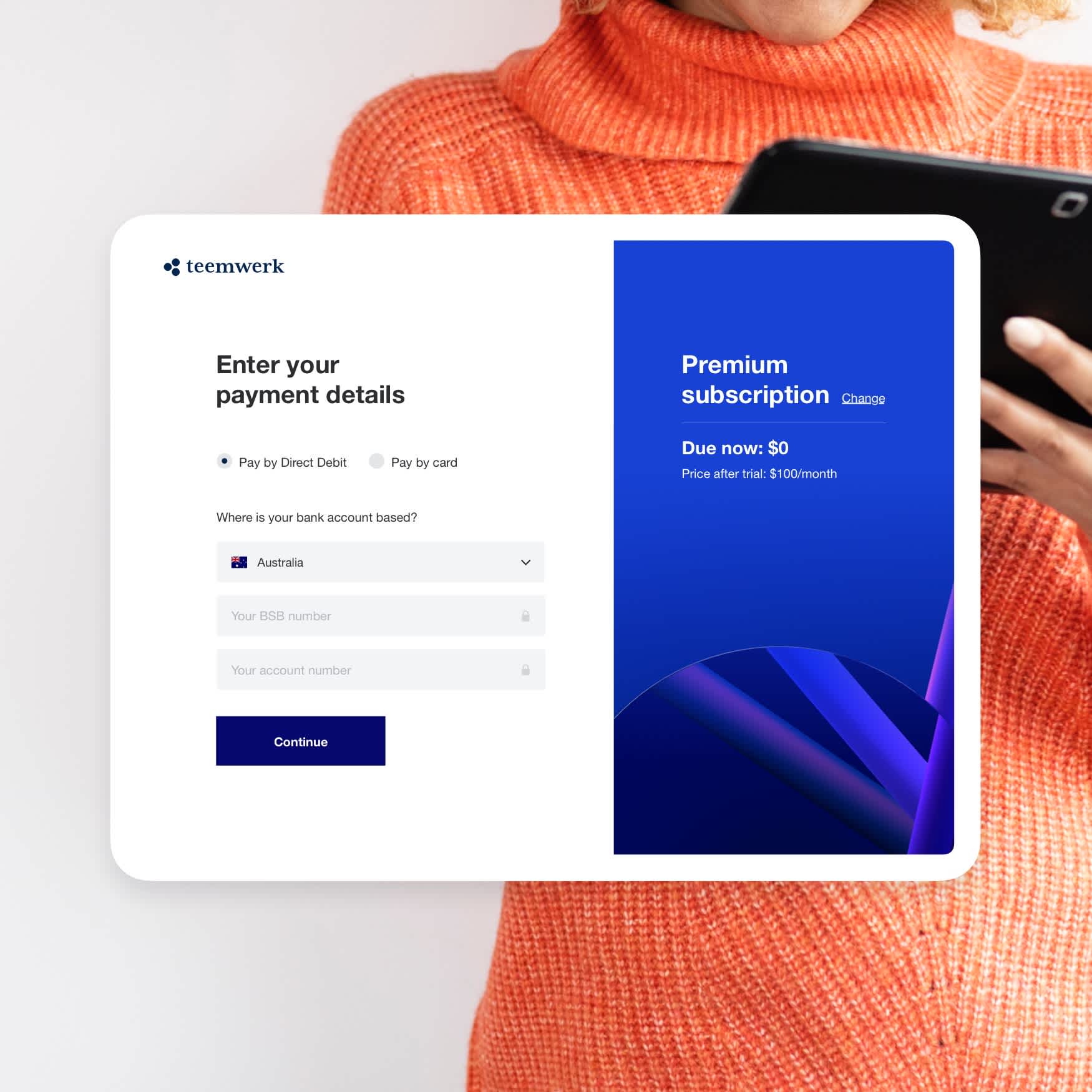 Directly on your website