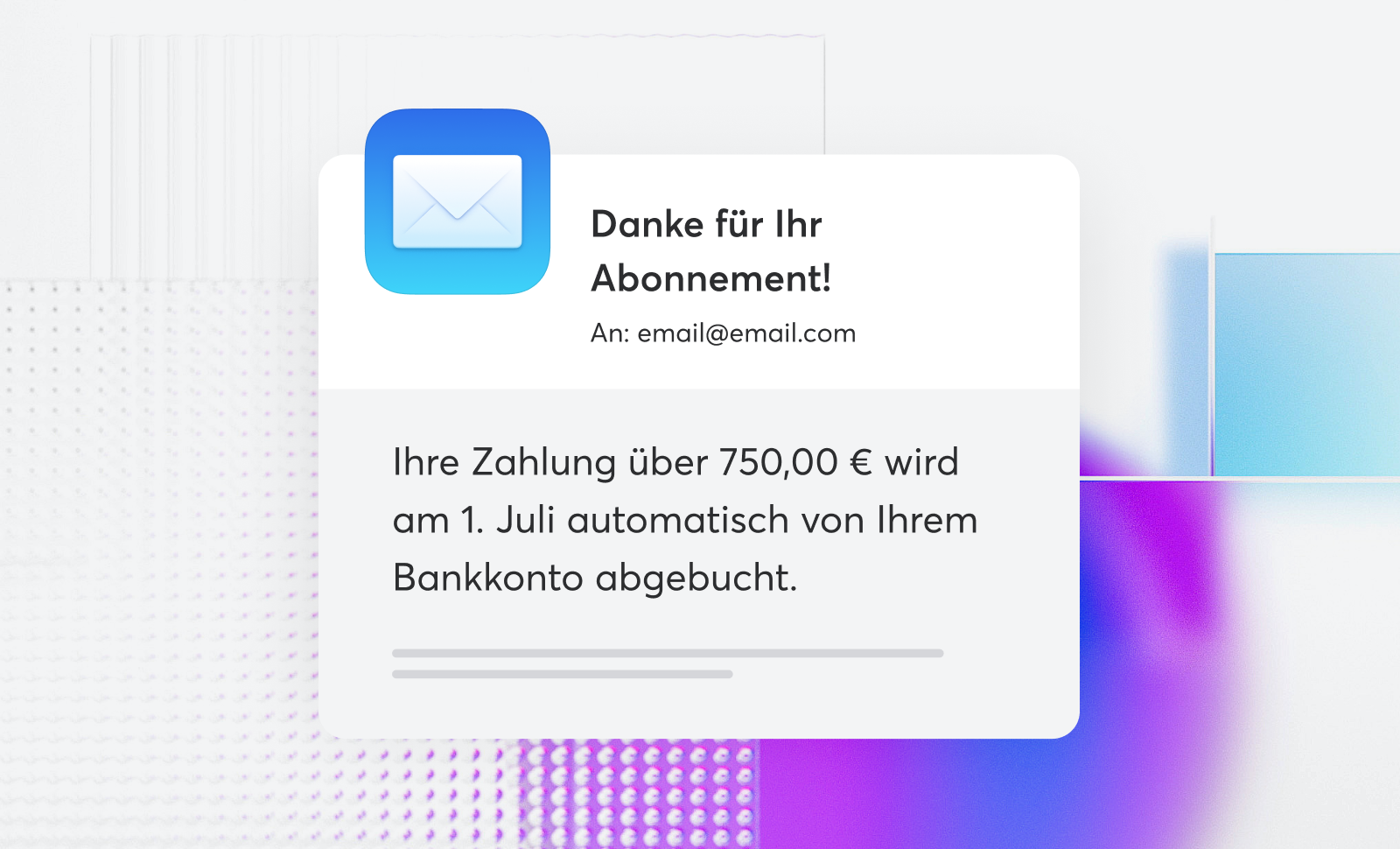 Subscription Business mit hohem Volumen