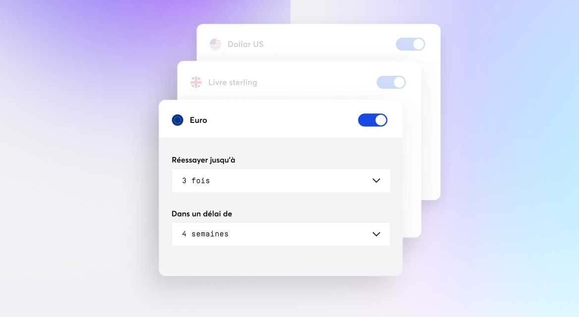 Dites adieu aux échecs de paiement avec le moteur intelligent de représentation des paiements