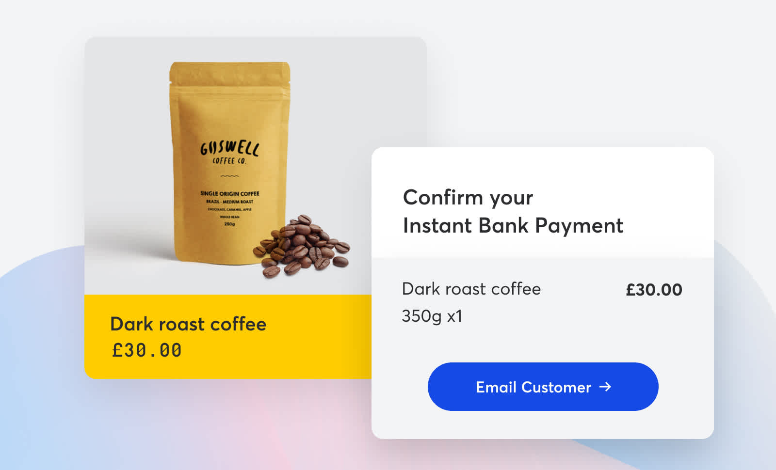 Paiements ponctuels pour des biens ou des services