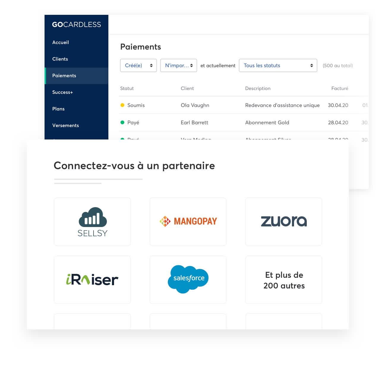 Gérer tous vos paiements depuis une seule plateforme
