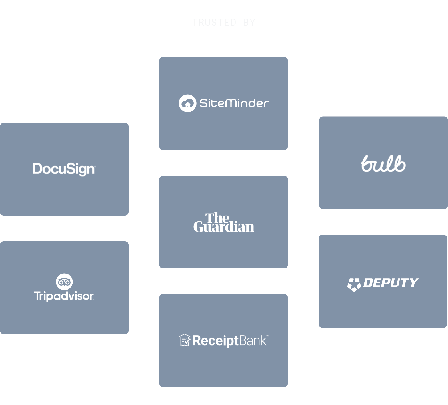 Trusted by over 55,000 global businesses