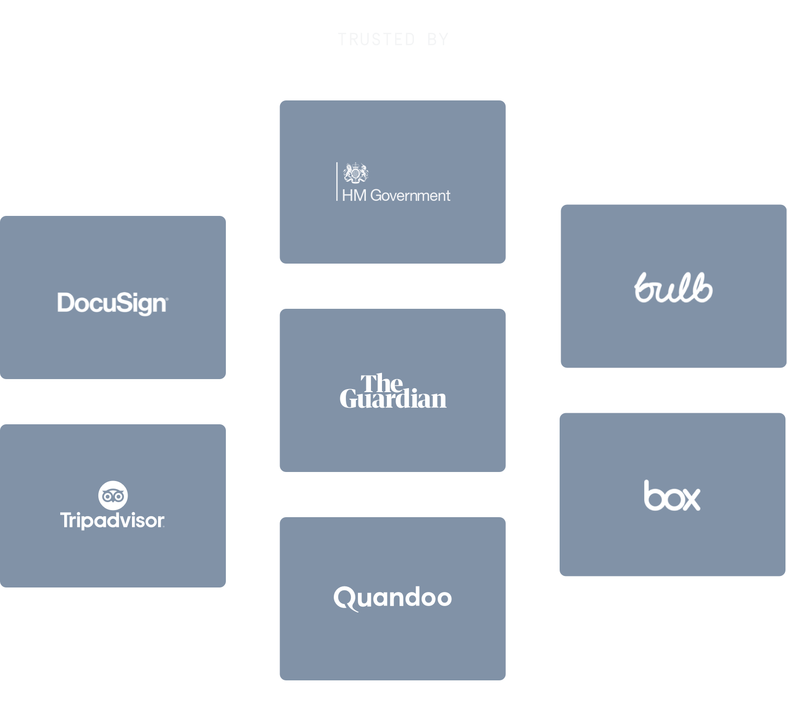 Trusted by over 55,000 global businesses
