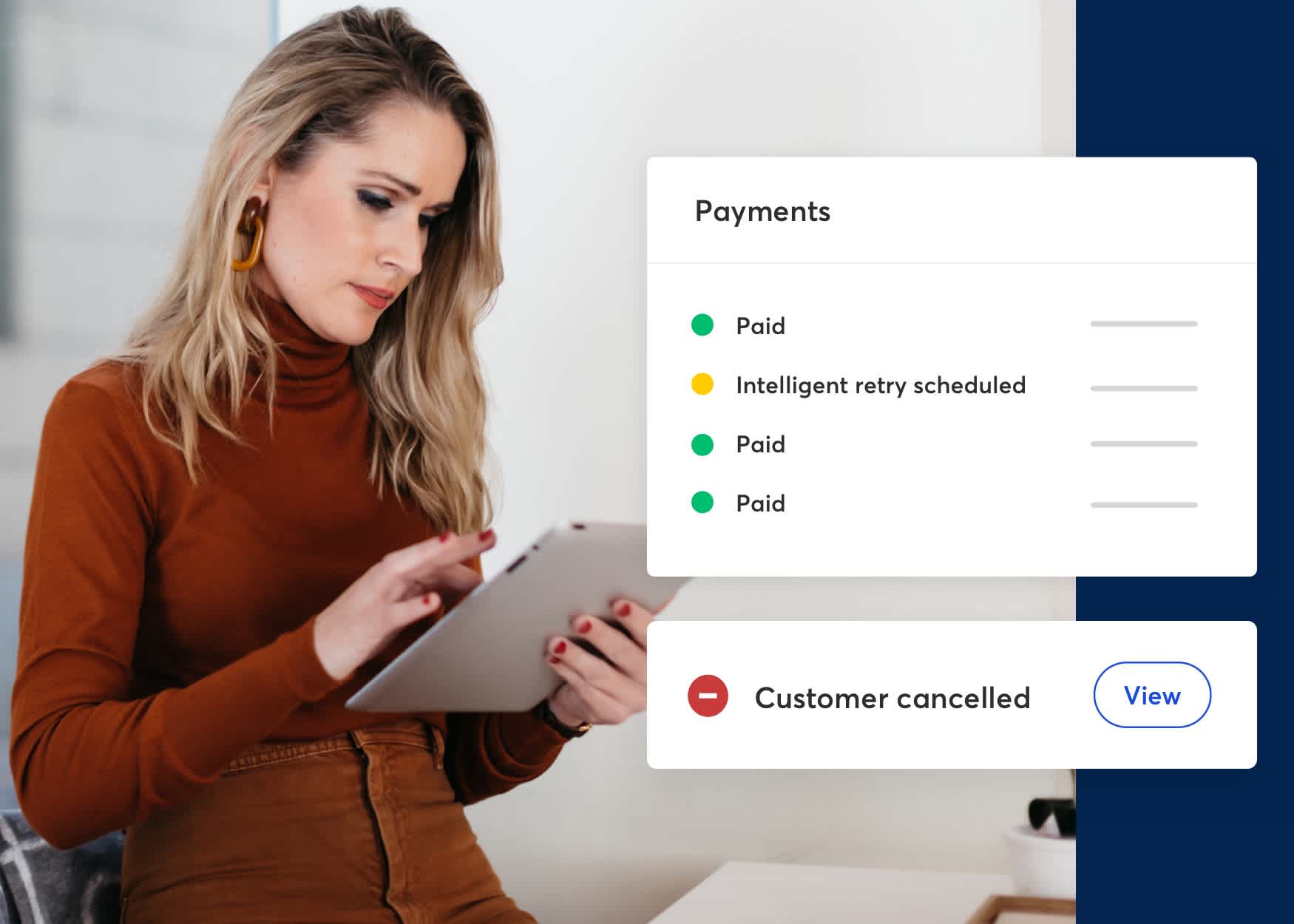 Keep track of payments