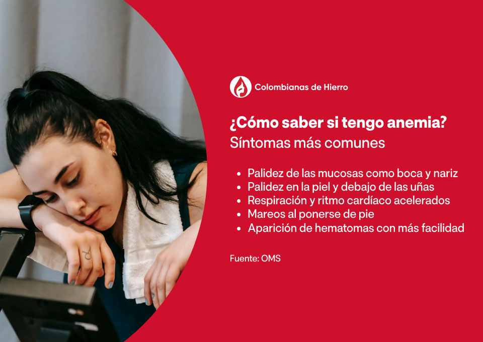¿Cómo saber si tengo anemia?
