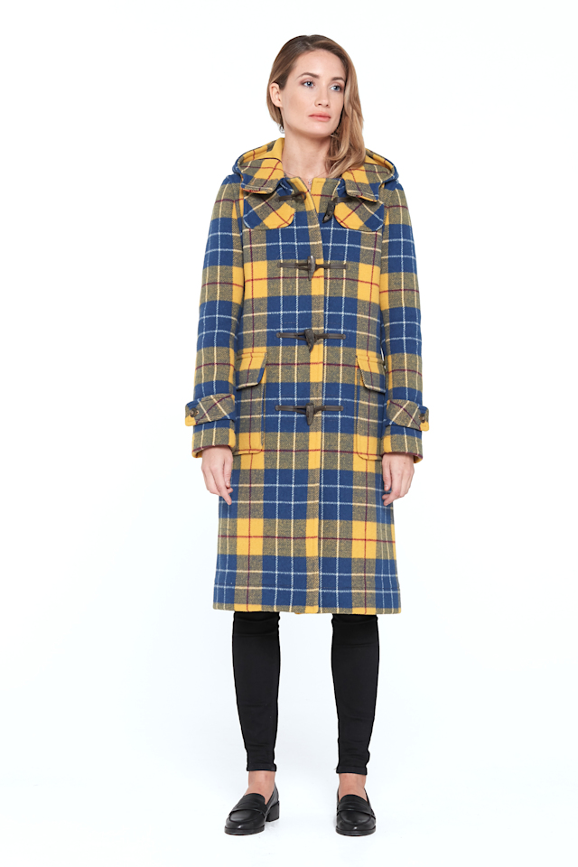 London Tradition M11 Ladies Duffle Coat Yellow OC Front