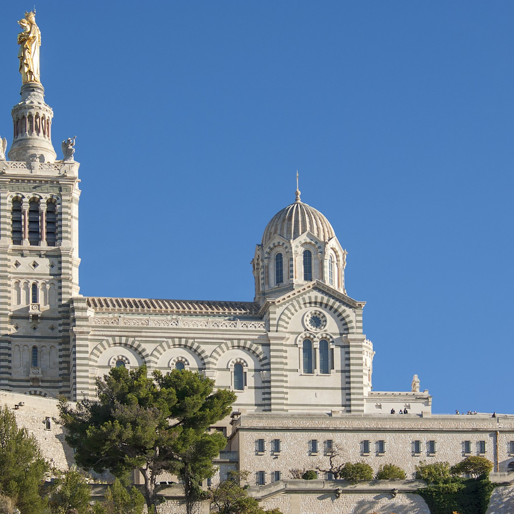 Notre-Dame de la Garde in Marseille Notre-Dame de la Garde in Marseille